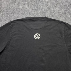 Crazy Shirt Men’s XL Black Volkswagen VW Bus Floral Graphic Pima Cotton T-Shirt