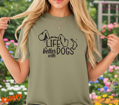 Unisex Cute Dog Lover T SHIRT,T shirt women,T shirt men,T shirt vintage Mom Dad