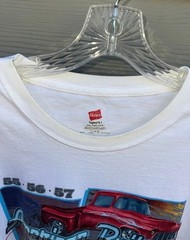 Chevrolet Trucks ’55-’57 TShirt Hot Rod White Short Sleeve Cars Mens 2XL