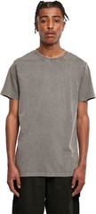 Acid Washed Round Neck Tee| Men’s Urban style Crew Neck Relaxed Fit T-shirt