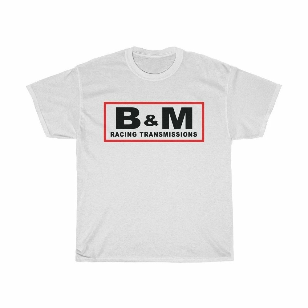 B&M Racing Transmission T Shirt – Retro, Hot Rod, Drag Racing