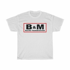 B&M Racing Transmission T Shirt – Retro, Hot Rod, Drag Racing