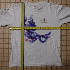 Shanghai Blue Dragon T-shirt Souvenir Sz L