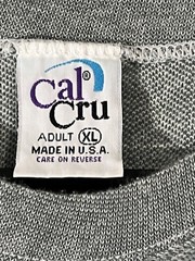 Vintage Cal Cru Shirt Adult Extra Large Gray Green Maui Dolphins Hawaii USA Mens