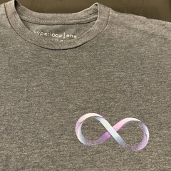 Virgin Hyperloop Shirt Large Gray Space Travel Exploration Richard Branson New