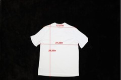 Joma Mens Solid White Short Sleeve Round Neck Athletic Soccer Blank T-Shirt L