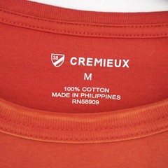 Cremieux Men’s Long Sleeve Shirt M Red Solid National Park 100% Cotton NWT