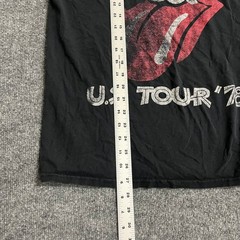 The Rolling Stones T-Shirt Mens Size L Black US Tour 78 Graphic Distressed Rock