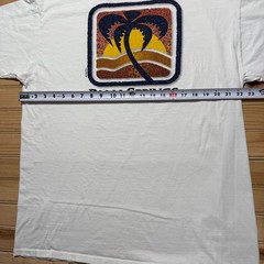 Vintage Crazy Shirt 90s Palm Springs California Sunset Tropical Single Stitch XL