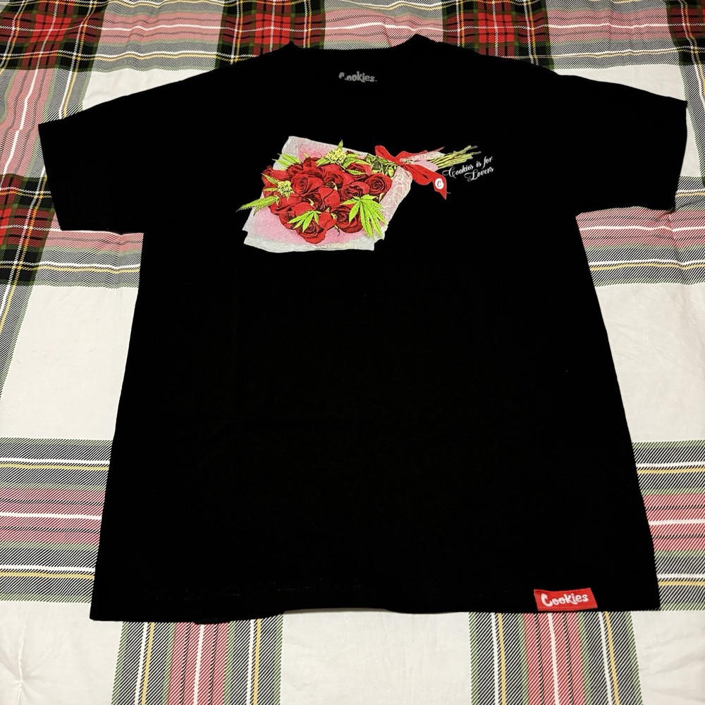 Cookies SF Lovers Tee Black T Shirt Size Medium 100% Authentic Cotton Used