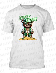 Lucky Green Bear Drip Big Tall Sm Sneaker Tee Shirt To Match Green Shoes Graphic