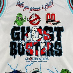Ghostbusters Tank Top Shirt Jersey Mens Large White Headgear Classics