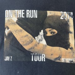 Jay Z & Beyoncé On The Run 2014 Tour Concert Shirt Adult Large Black Vintage