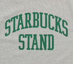 Starbucks BEAMS Champion Heavyweight T-Shirt Gray Japan Exclusive Limited New