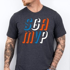 SGA, Oklahoma City Basketball themed Soft Ring Spun Cotton T-Shirt
