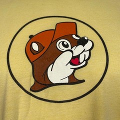 Buc-ee’s Greetings From Florida Yellow Cotton T-Shirt Men’s MEDIUM