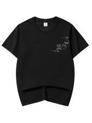 Niepce Kirin Embroidered Tee Japanese Streetwear T-Shirt for Men