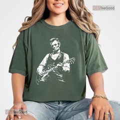 President Abraham Lincoln Guitar Shirt, Abe Lincoln Playing Guitar Design Tee