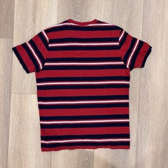 Y2K Vintage Red Blue White Striped Aeropostale T Shirt Men’s Size Large