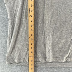 Hurley Mens T-Shirt Large L Graphic Logo Short Sleeve Gray Blended Fabric Camisa