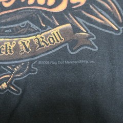 2009 Aerosmith Graphic T-Shirt Mens 2XL Black Short Sleeve Pullover Crew Neck