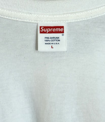Supreme Men’s Large Molotov Kid SS19 White Short Sleeve Graphic T-Shirt Tee