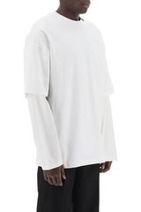 Oamc t-shirt Mul tistrato Long Sleeves 24E28OAJ11COT00912 White Sz.L 101OW
