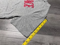 Men’s Scarface Casual Graphic T-Shirt Grey/Red Text Logo Tee – L (Youth)