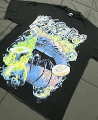 Evil Vice “Flame Lips” Graphic Tee – Black Men’s Size L