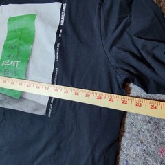 Helmut Lang The Artist Series Adrienne Salinger Mens L Black Long Sleeve Tee