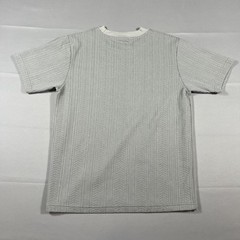 Original Deluxe Apparel T Shirt Mens Small Gray Ribbed Knitted Stretch Crew Neck