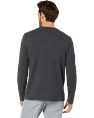 TravisMathew NWT Cloud Waffle Crew Top Small Charcoal