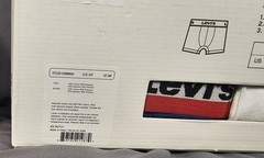 Levi’s 6 Pc Mix & Match S 3 White Crew T-Shirts Red White Blue Gray Boxer Briefs