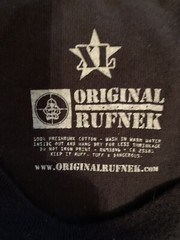 Original Rufnek XL Black Tee 🔫