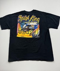 Gildan Shirt Mens XL Black Mitch King Motorsports Drag Racing Car Graphic Tee