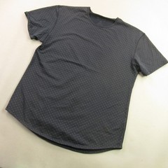 BYLT Shirt Mens Large Short Sleeve Crew Neck Outdoors Lightweight Casual Blue