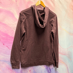 All in motion Hooded Long Sleeve Shirt S Thumbholes Sporty Classic Mountain Chic