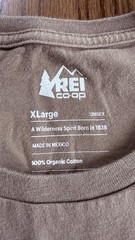 REI Co-Op T Shirt Unisex- Brown- Size XL