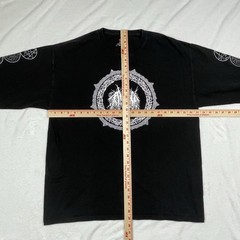 Absu Tour Shirt Mens XL Vintage Y2K Long sleeve Black Metal band Tee 2009 2000s