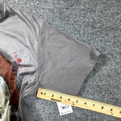 Mad Engine Halloween II Michael Myers Shirt Mens Large Gray Graphic Horror Movie