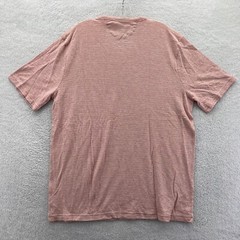 Faherty Striped Shirt Mens XL Orange Cloud Cotton Soft Short Sleeve Tee *A98 New