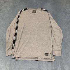 American Eagle Outfitters Flex Shirt Mens Medium Gray Long Sleeve Streetwear