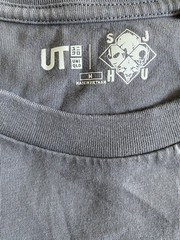 Uniqlo UT Neon Genesis Evangelion 3.0+1.0 T Shirt Medium Gray Anime
