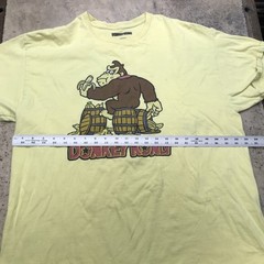 Nintendo Donkey Kong Men’s Short Sleeve Graphic T-Shirt Size XL Yellow Flashback