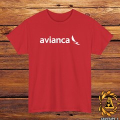 New Avianca Airlines Logo T-Shirt Black/Grey/White/Navy/Red/Light Blue