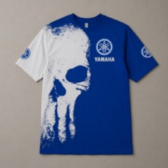 Hot Yamaha Skull Blue Racing Team T-shirt 3D Full Men’s Size S-5XL Printed 3D