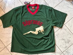 Tony Soprano Embroidered Football Jersey XXL Green Sopranos Bada Bing New