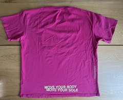 Nike World Tour T-Shirt XL Pink City List Beaverton Oregon Move Your Body Sole