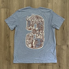 Paul Carpenter Art Philadelphia T-Shirt Mens XL Heather Blue Graphic Tri Blend