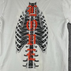 Mens shirt Sz large White Black Red Yellow Gray Kodak skull LOVE New With tags